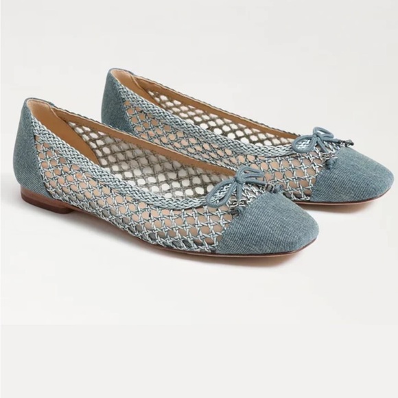 Sam Edelman Shoes - Sam Edelman Women's May
Square Toe Bow Accent Openwork
Flats Size 7